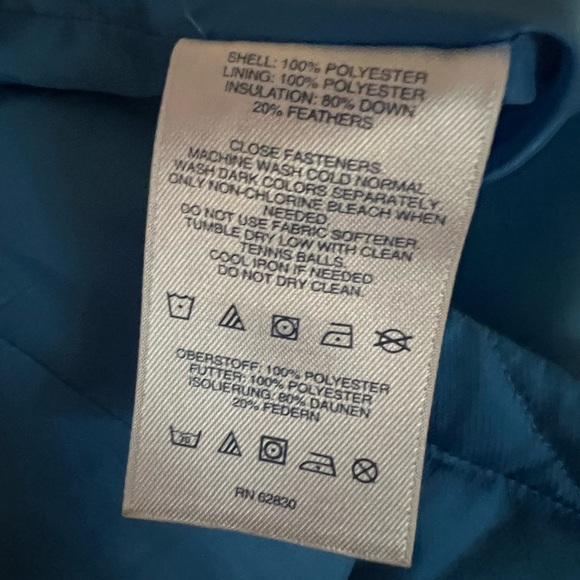 Lands’ End full length downl lengthy down puffy - Picture 3 of 3